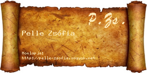 Pelle Zsófia névjegykártya